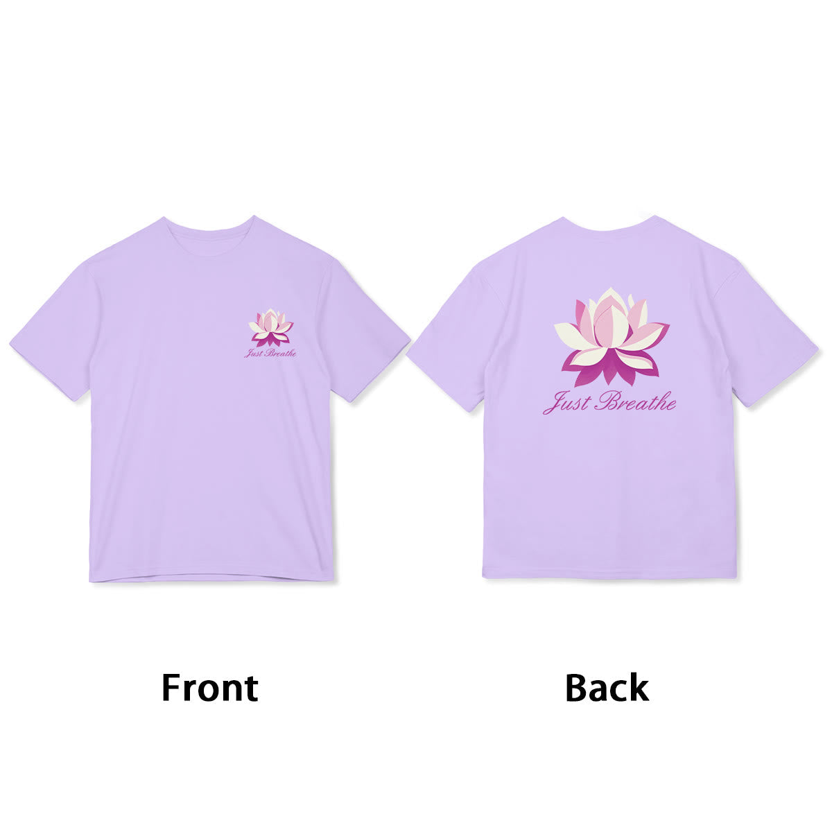 Foviel Lotus einfach nur Tee T-Shirt atmen