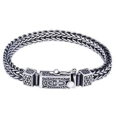 Buddha Stones Retro Dragon Keel Braided Design Balance Healing Bracelet Bracelet BS 2