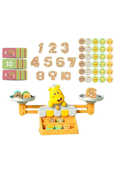 Giraffe Learning Balancing Scale