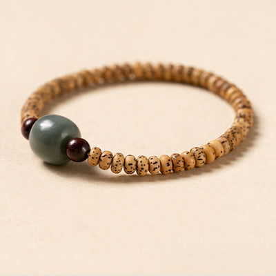Foviel Bodhi Samen kleine Blatt rote Sandelholz Weisheit Armband