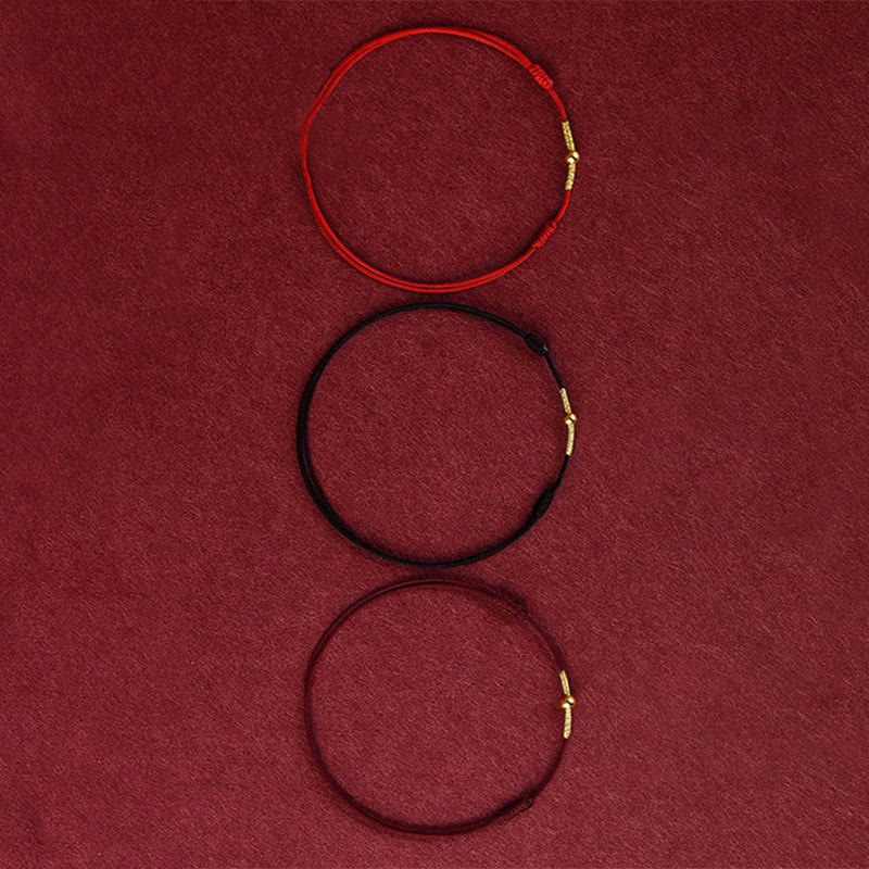 FREE Today: Provide Support Golden Bead Protection Braided Rope Bracelet Anklet FREE FREE 4