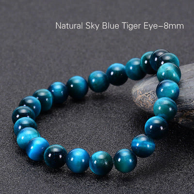 Foviel Blau Tiger Augenschutz Armband