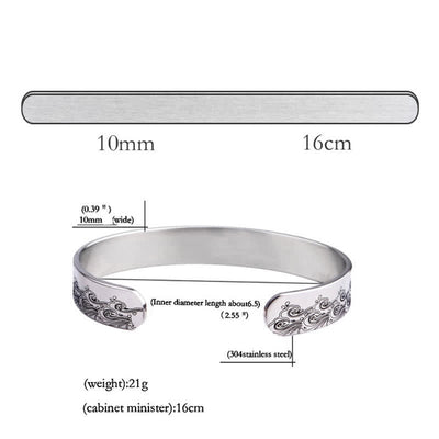 Buddha Stones The Day I Lost You Memorial Harmony Bracelet Bangle Bracelet Bangle BS 7