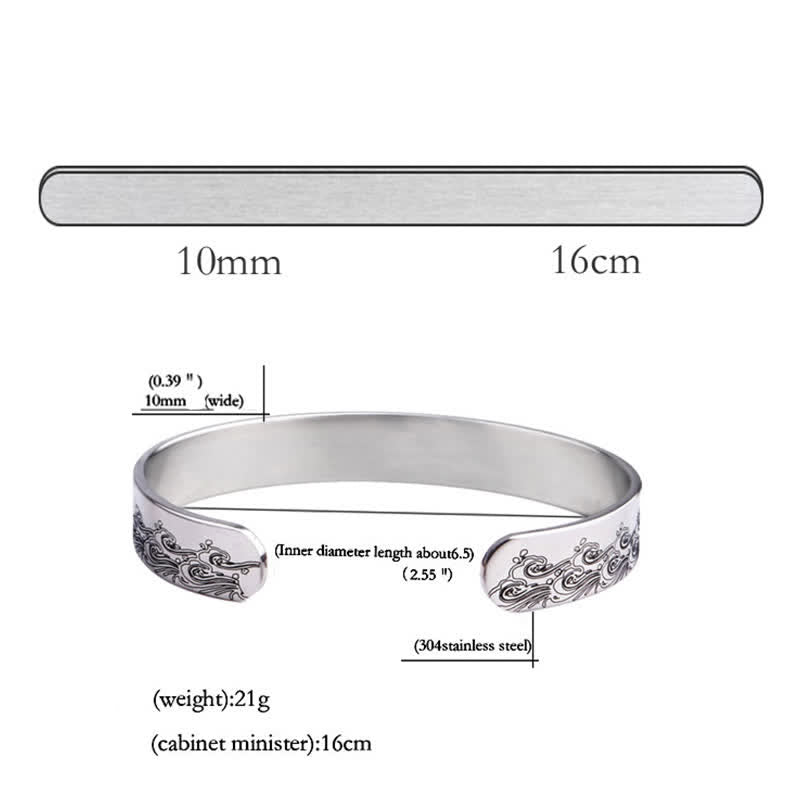 Buddha Stones The Day I Lost You Memorial Harmony Bracelet Bangle Bracelet Bangle BS 7