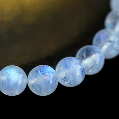 Buddha Stones Moonstone Calm Healing Positive Bracelet Bracelet BS 14