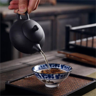 Buddha Stones Flowers Fu Character Mountains Lotus Cherry Blossoms Ceramic Teacup Kung Fu Tea Cup Cup BS 10