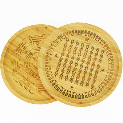 Buddha Stones Feng Shui Bamboo Bagua Map Harmony Energy Map Bagua Map BS 1