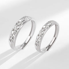Buddha Stones 925 Sterling Silver PiXiu Balance Adjustable Couple Ring Ring BS main