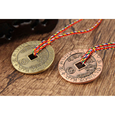 Buddha Stones Taoism Yin Yang Symbol Protection Pendant Decoration Amulet Decorations BS 11
