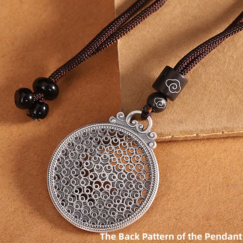 Buddha Stones 990 Sterling Silver Phoenix Luck Protection Necklace Pendant Necklaces & Pendants BS 6