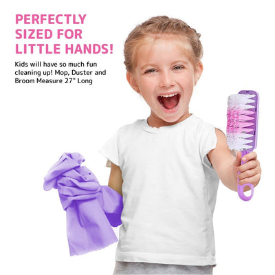 Fidtoy Little Helper Cleaning Pretend Play Set for Kids Montessori Practical Life Role Play Toy