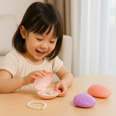 Kit de búsqueda de perlas y creación de pulseras de sirena – Juguete creativo y tranquilizante para niños