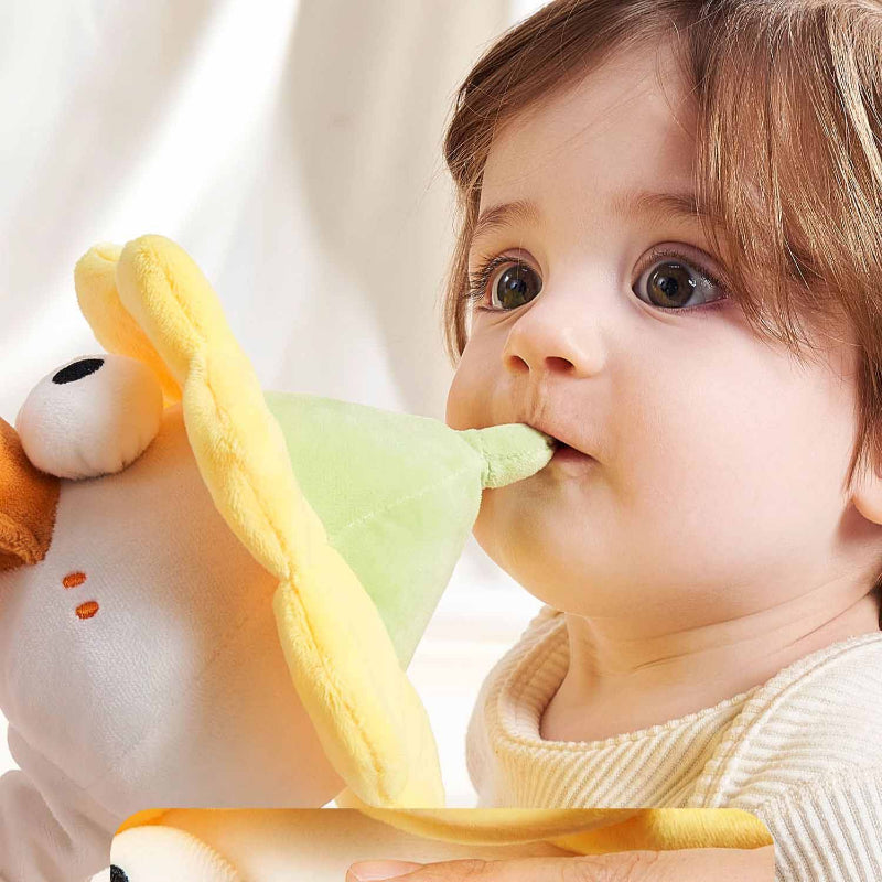 Fidtoy Repeater Duck Plush Toy Talking Baby Interactive Toy