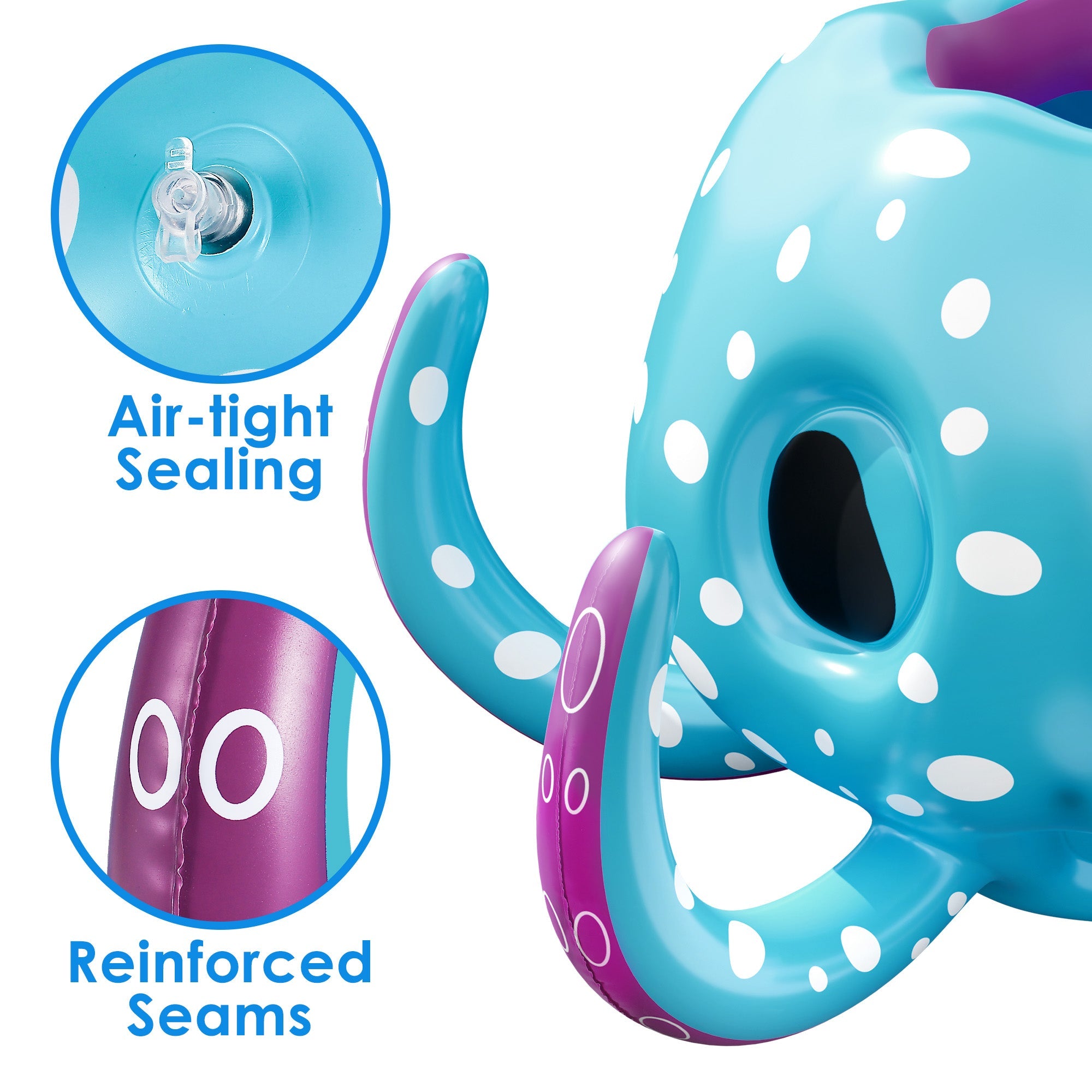 Fidtoy Inflatable Octopus Pool Game 2-in-1 Summer Toy