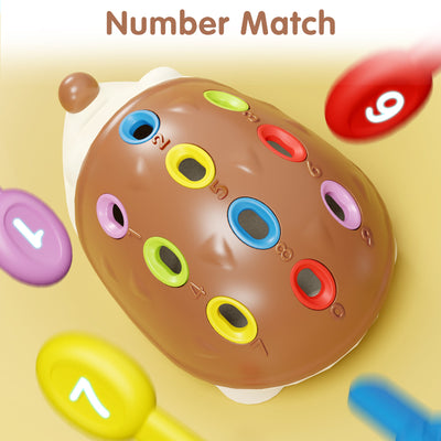 Fidtoy Hedgehog Fine Motor Sorting Toy for Toddlers