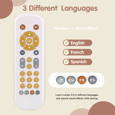 Télécommande Jouet Bébé – Montessori Apprentissage et Simulation pour Bébés