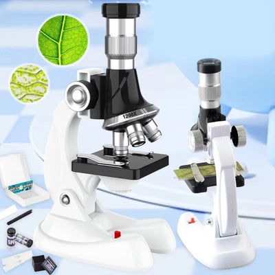 STEAM Ciencia Explora Microscopio Kit de Experimentos 100/600/1200X - 303