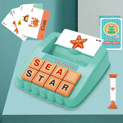 Divertido juego de cartas para deletrear el alfabeto - 73C