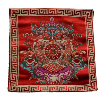 Buddha Stones Prayer Altar Mat Healing Meditation Vajra Auspicious Symbols Prayer Altar BS 7