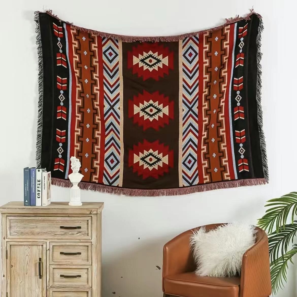 Buddha Stones Geometric Warm Comfortable Camping Home Office Bed Blanket Blanket BS 11
