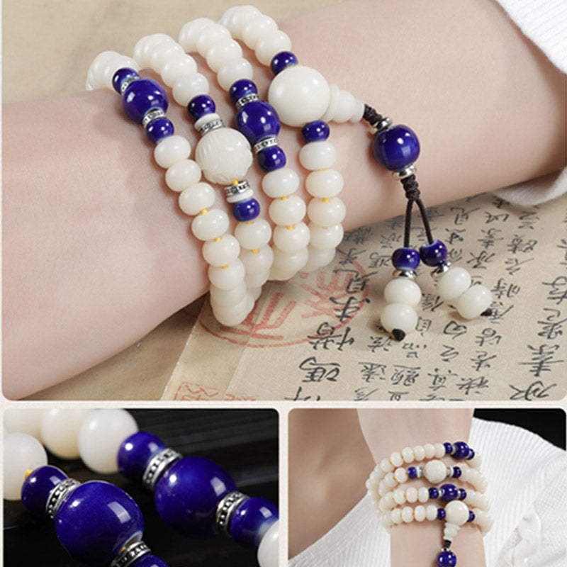 Foviel Bodhi Samenperle Lotus Segen Charm Armband