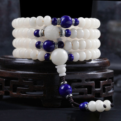 Foviel Bodhi Samenperle Lotus Segen Charm Armband
