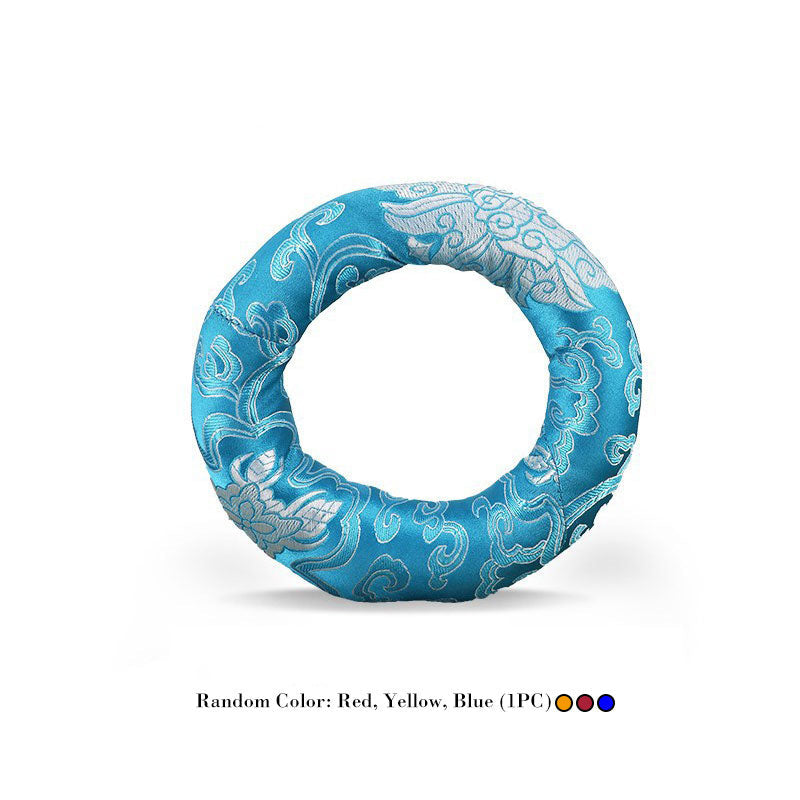 Buddha Stones Tibetan Singing Bowl Handcraft Cushion Decoration - image 10