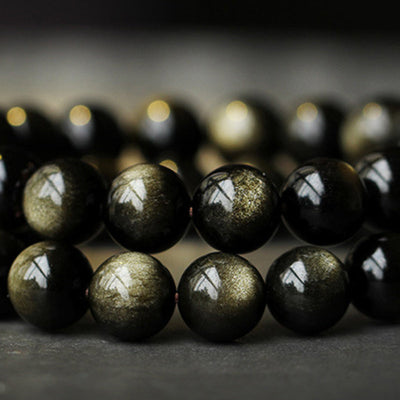 Buddha Stones Chinese Zodiac Obsidian Purification Bracelet - image 13