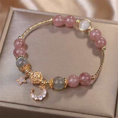 FREE Today: The Healing Positive Strawberry Quartz Bracelet FREE FREE 4