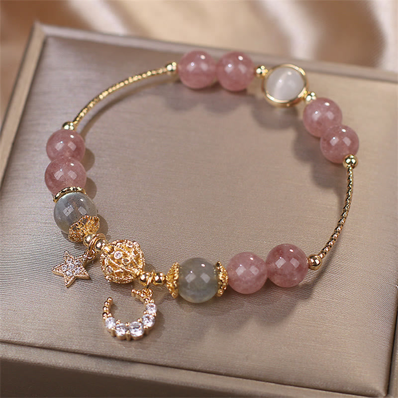 FREE Today: The Healing Positive Strawberry Quartz Bracelet FREE FREE 4