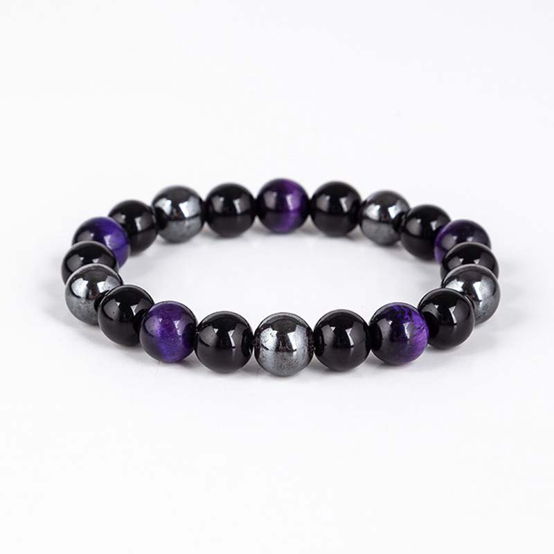 Buddha Stones Tibetan Tiger's Eye Bracelet Necklace Set Necklace, Bracelet BS 15