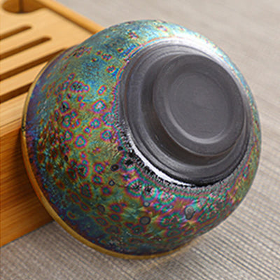 Buddha Stones Colorful Ceramic Teacup Tea Cups - image 14