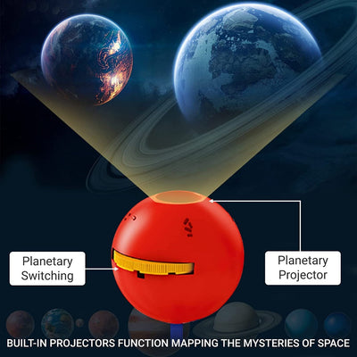 Kit de bricolaje de proyector planetario y planetas giratorios STEM - 553