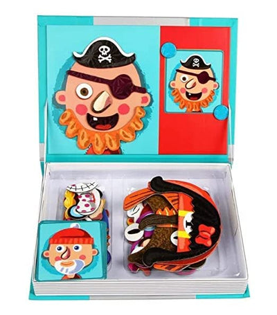 Libro Magnético de Puzles Cara de Payaso Loco