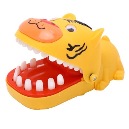 Fidtoy Jeu des Animaux Mignons qui Mordent les Doigts pour Enfants Jeu de Morsure de Dentiste Animal Aléatoire Jeu de Fête Interactif 3 ans et +
