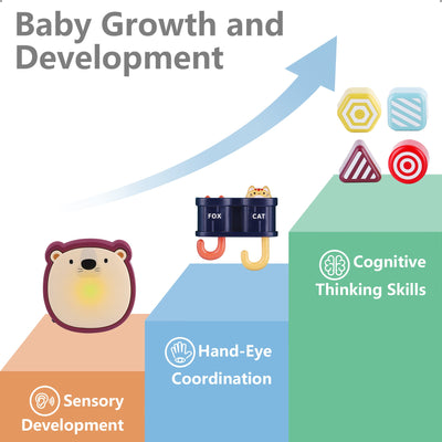 Fidtoy Cube d'activités 6 en 1 pour bébés et tout-petits