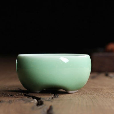 Buddha Stones Colorful Koi Fish Ceramic Teacup Kung Fu Tea Cup Bowl Cup BS 21