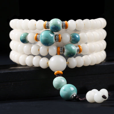 Foviel Bodhi Samenperle Lotus Segen Charm Armband