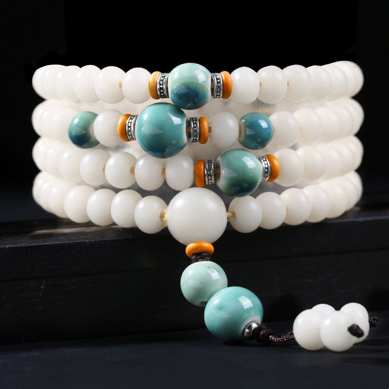 Foviel Bodhi Samenperle Lotus Segen Charm Armband