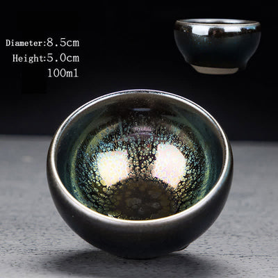 Buddha Stones Vintage Ceramic Teacup Tea Cups Cup BS 8.5cm*5.0cm*100ml