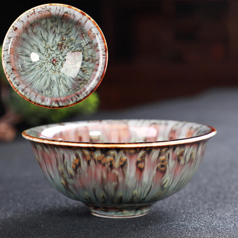 Buddha Stones Colorful Ceramic Teacup Home Office Tea Cups - image 23