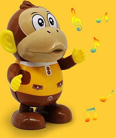 Fidtoy Singe Musical Balançoire - Danse, Chante, Lumières et Sons