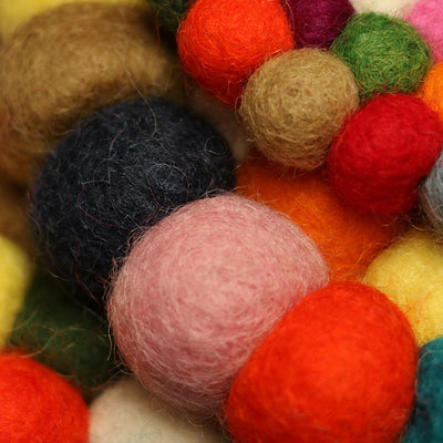 Buddha Stones Tibetan Singing Bowl Handcraft Felted Wool Cushion Decoration Decorations buddhastoneshop 6