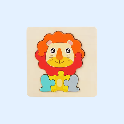Rompecabezas de madera Fidtoy Shape & Learn para niños pequeños. Aprendizaje temprano Montessori.