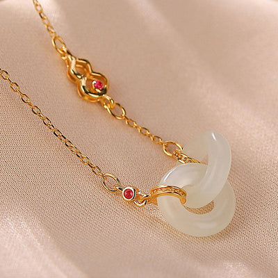 Buddha Stones 925 Sterling Silver Round Jade Luck Prosperity Necklace Chain Pendant Necklaces & Pendants BS 3
