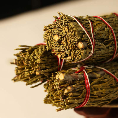 Buddha Stones Smudge Stick for Home Cleansing Incense Healing Meditation and Cedar Sticks Incense Wands Rituals Incense BS 7
