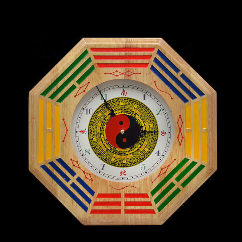 Buddha Stones Feng Shui Bagua Map Balance Energy Map Wall Clock Bagua Map BS 16