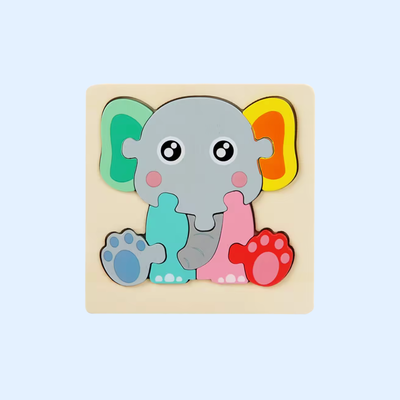 Rompecabezas de madera Fidtoy Shape & Learn para niños pequeños. Aprendizaje temprano Montessori.