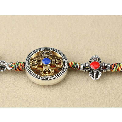 Buddha Stones Tibet Vajra Spiritual Power Car Hanging Decoration Car Hanging Decoration BS 10