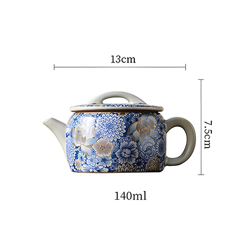 Buddha Stones Lotus Chrysanthemum Plum Blossom Flower Teacup Kung Fu Tea Cup Teapot Cup BS 27